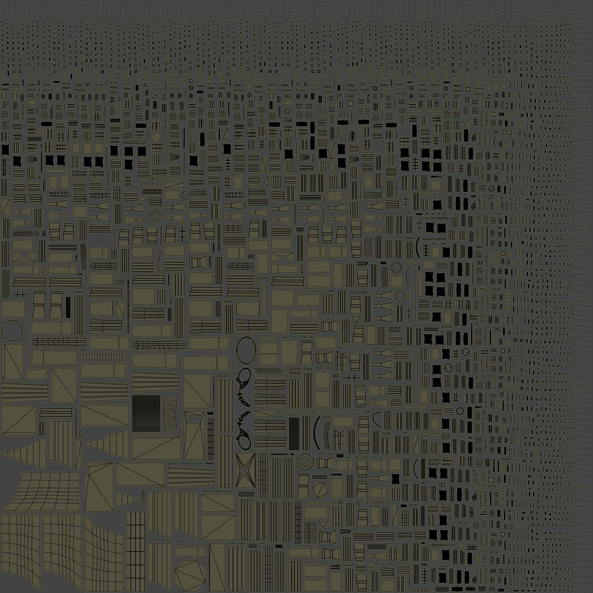 Medieval Windmill water wheel Pack Blender and Unreal Engine 5 3D model_19