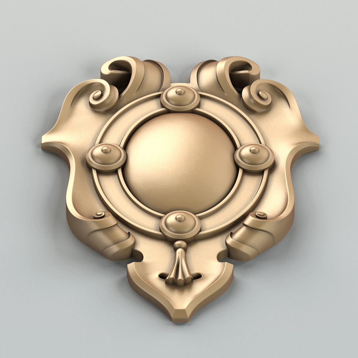 Cartouche 002 3D model_4