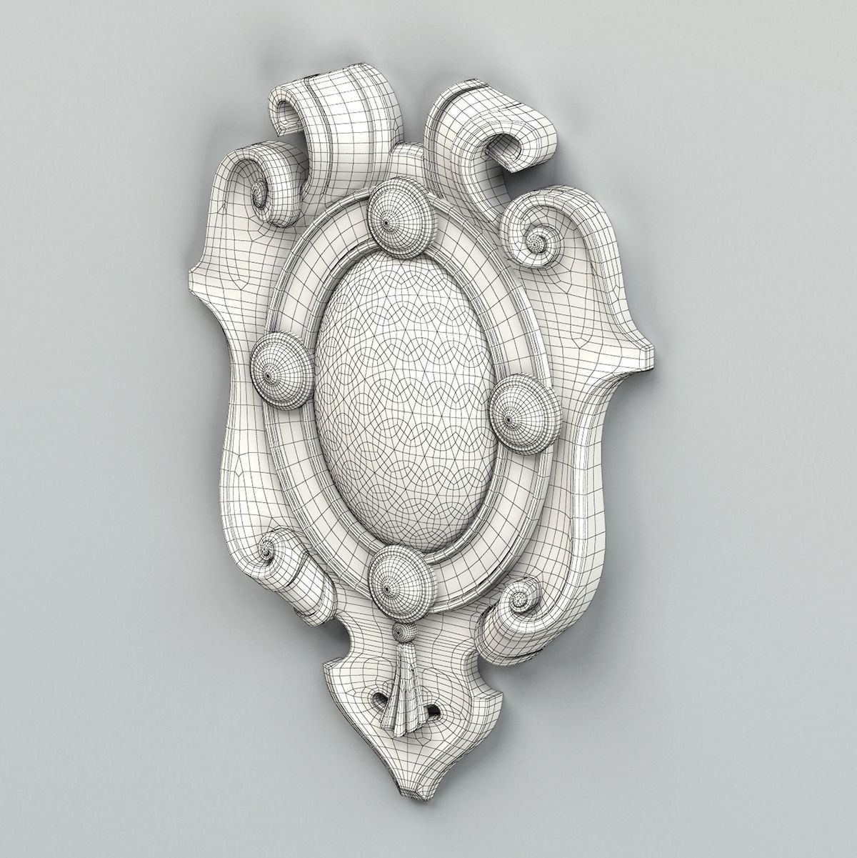 Cartouche 002 3D model_6
