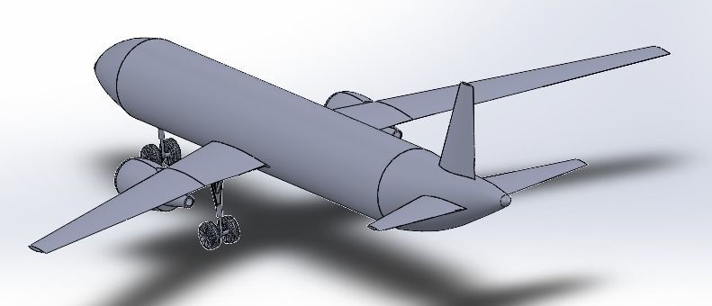 B747 model with details and GE engine  3D model_6