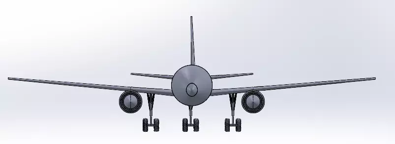 B747 model with details and GE engine  3D model_0