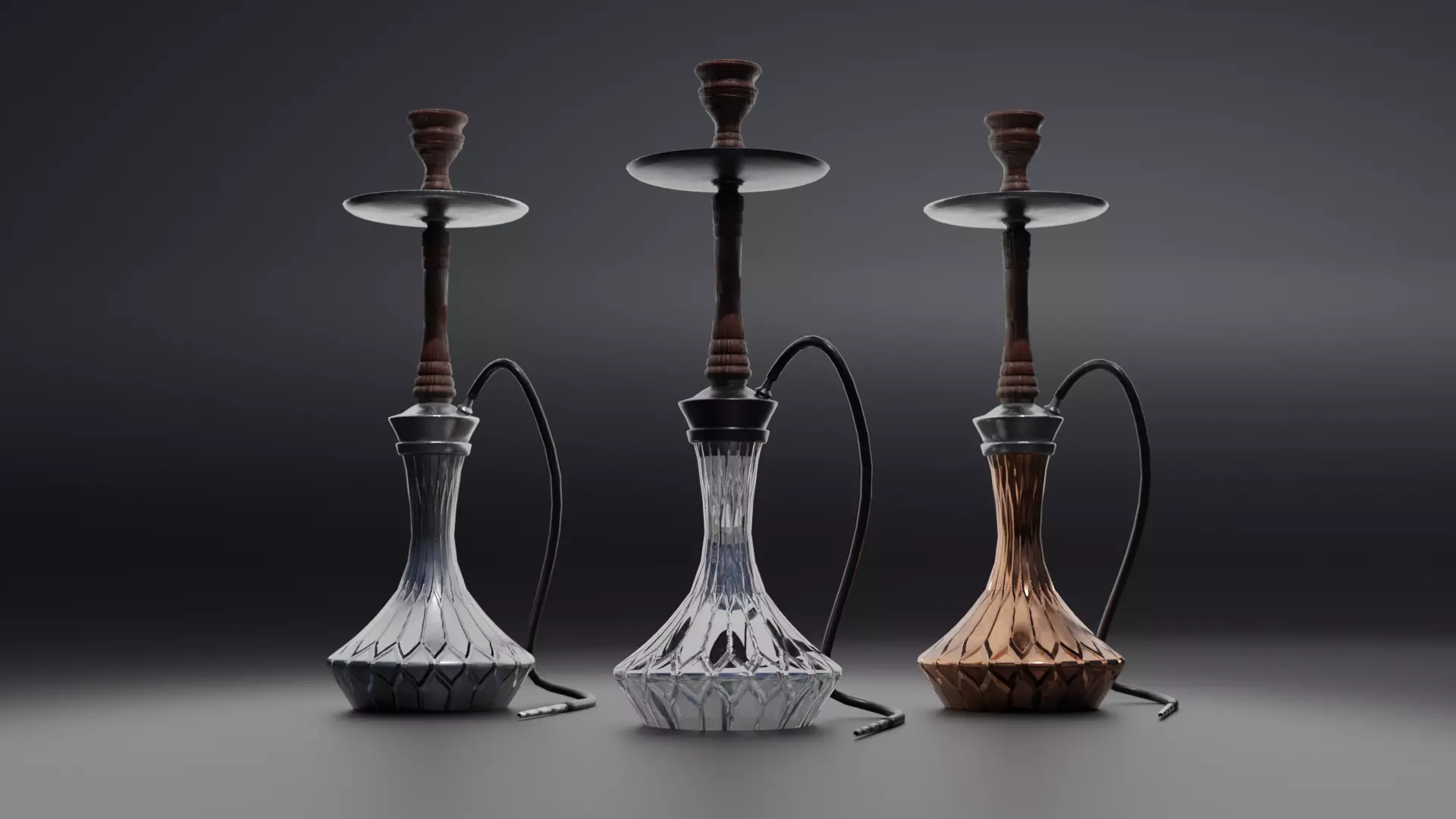 Arabic Moroccan hookah Free 3D model