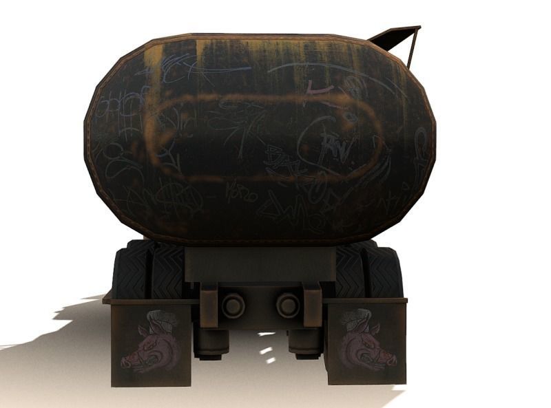 The Pig Rig Post Apocalyptic Food Truck 3D model_2