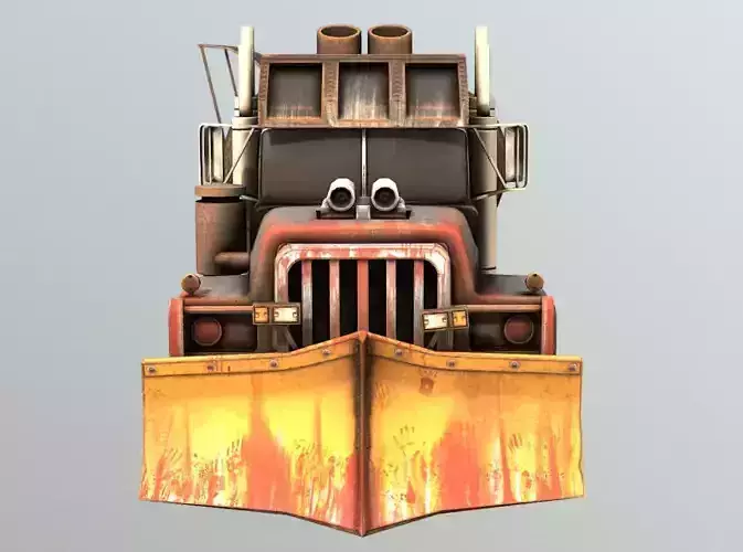 The Pig Rig Post Apocalyptic Food Truck 3D model