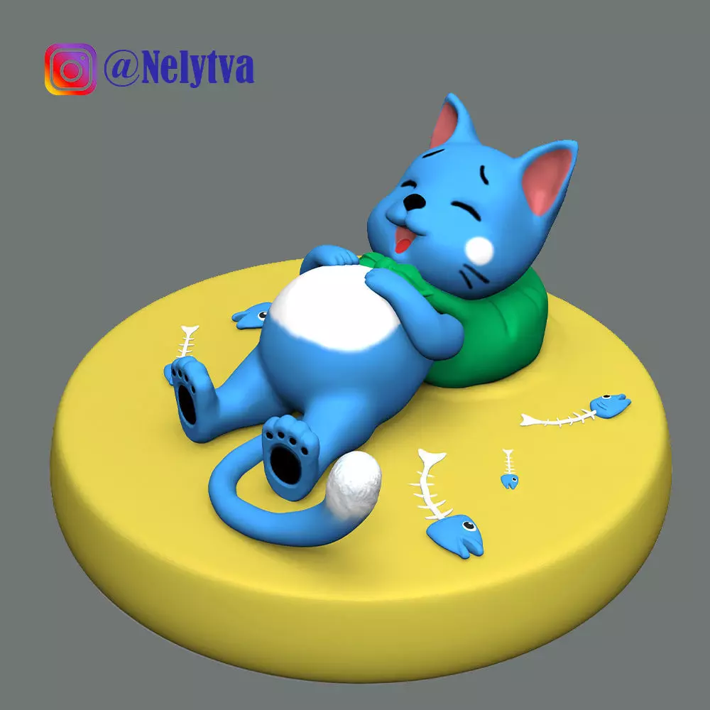 Happy Fairy tail 3D print model_0