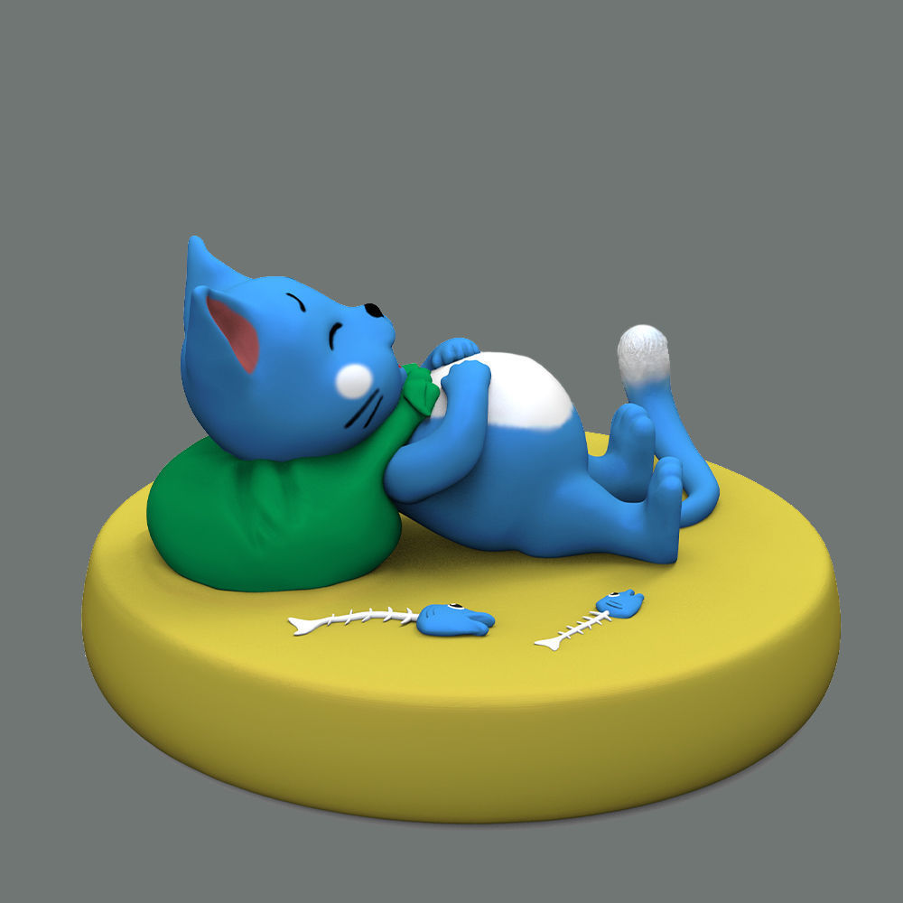 Happy Fairy tail 3D print model_2
