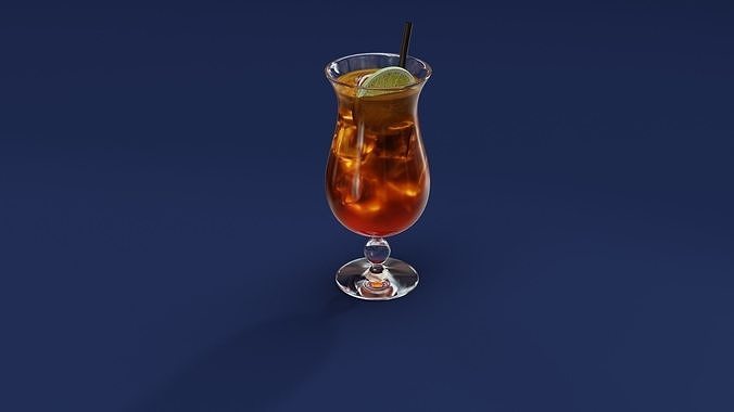 Drink Set - Cocktail Glasses 3D model 3