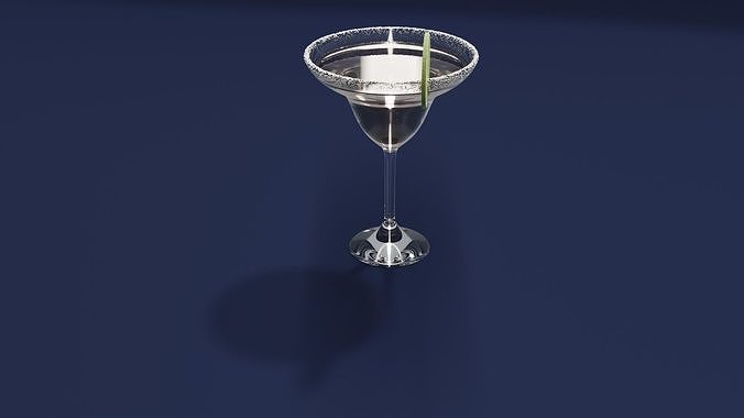 Drink Set - Cocktail Glasses 3D model 7