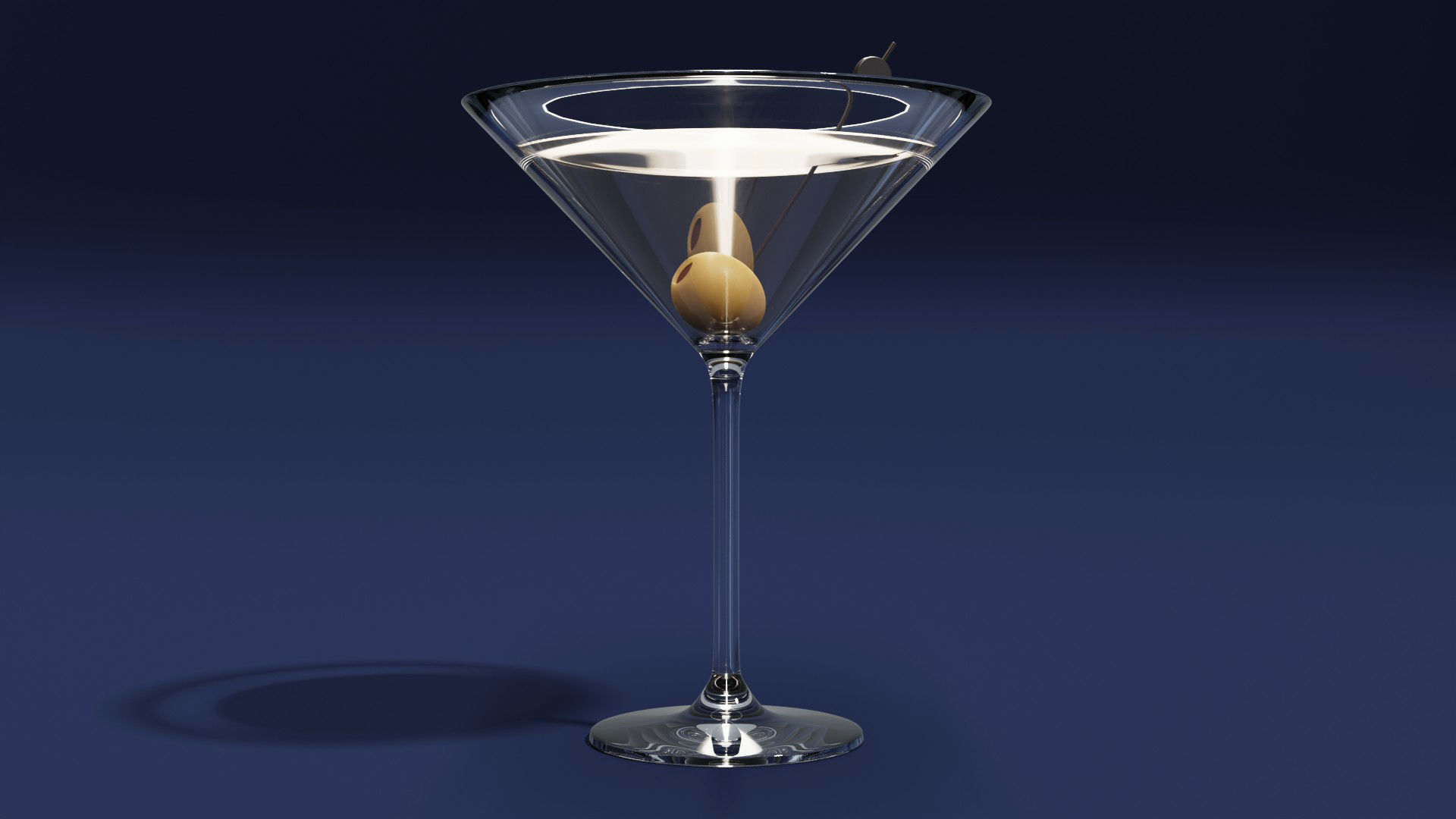 Drink Set - Cocktail Glasses 3D model_7