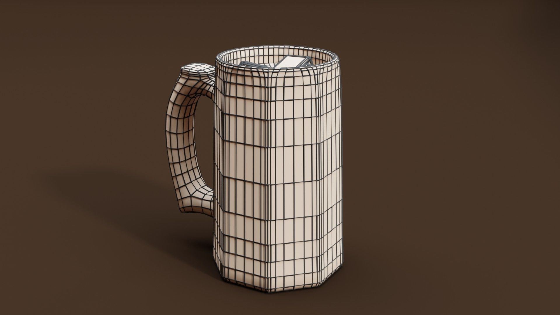 Drink Set - Coke and Whiskey Glasses 3D model_9