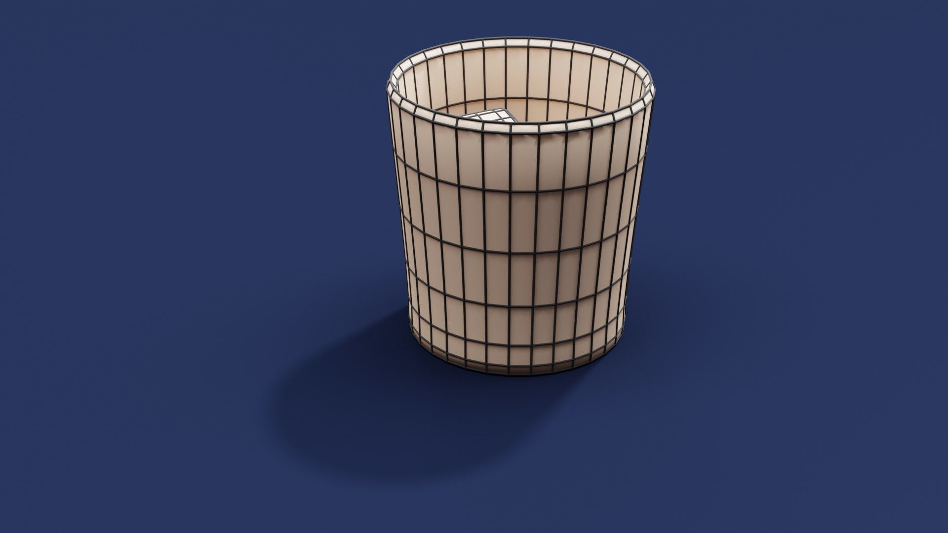 Drink Set - Coke and Whiskey Glasses 3D model_16