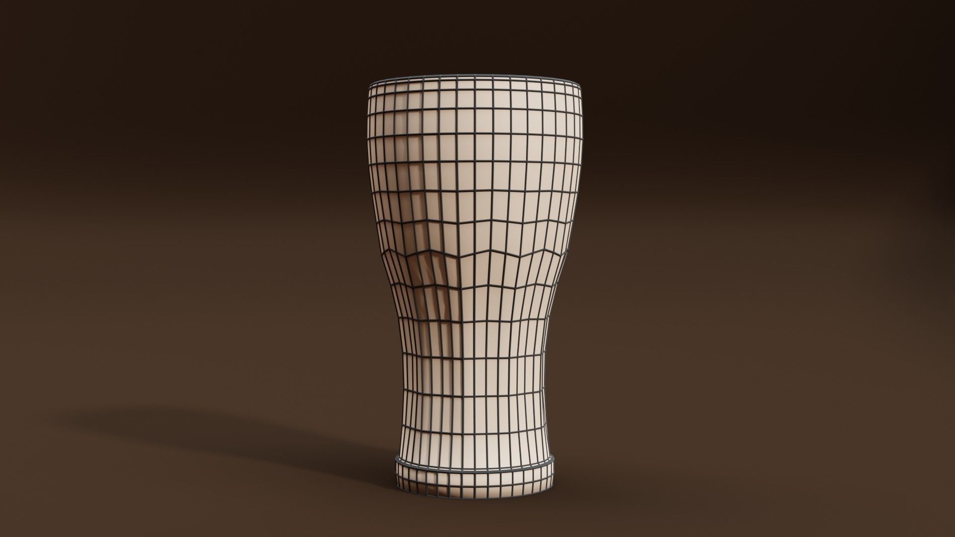 Drink Set - Coke and Whiskey Glasses 3D model_11