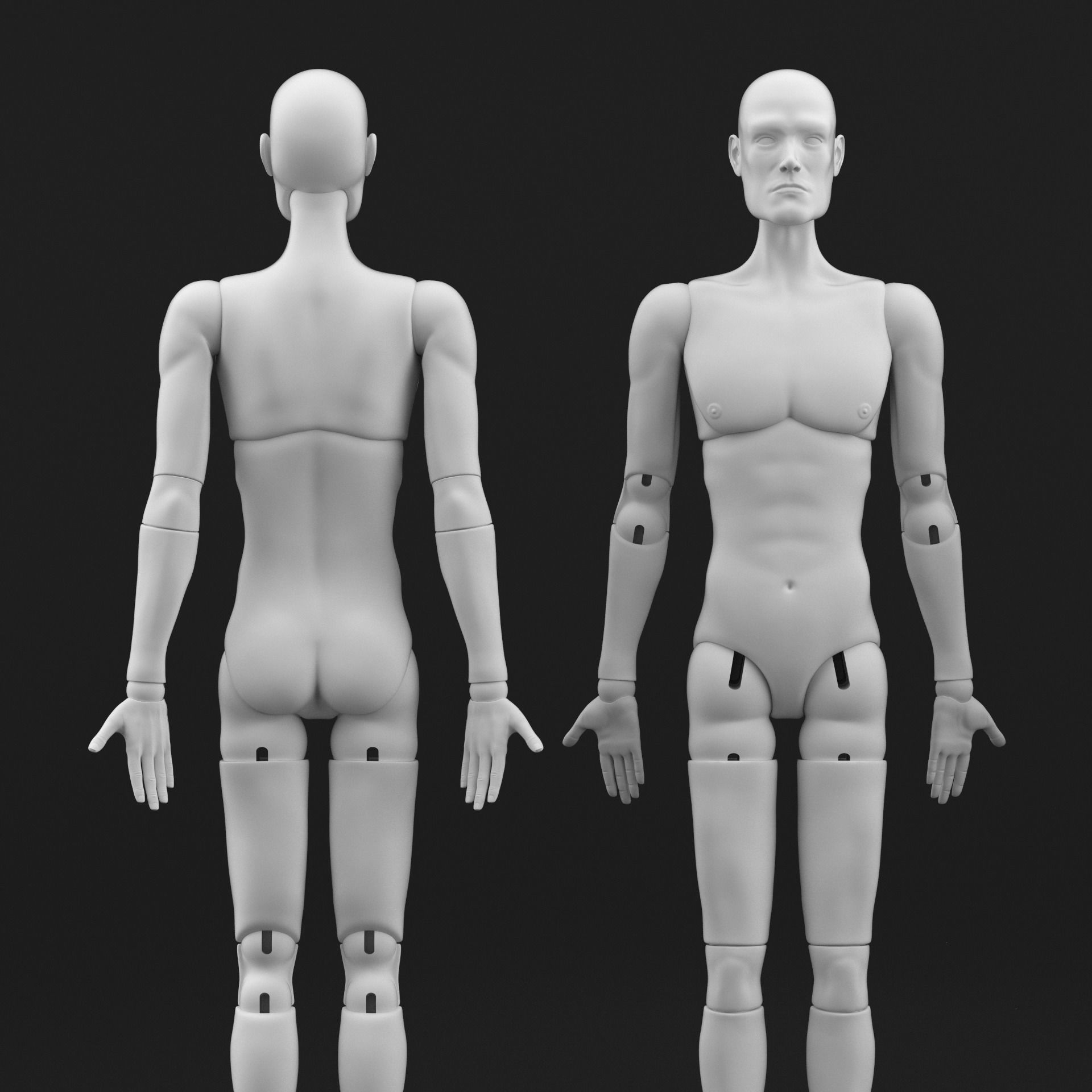 BJD Doll for 3D printing Yonas  3D print model_1