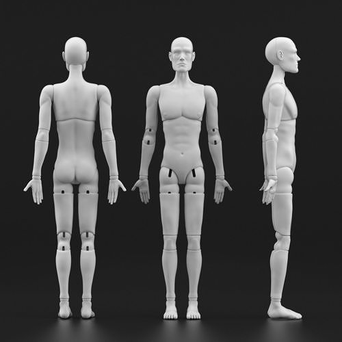BJD Doll for 3D printing Yonas  3D print model