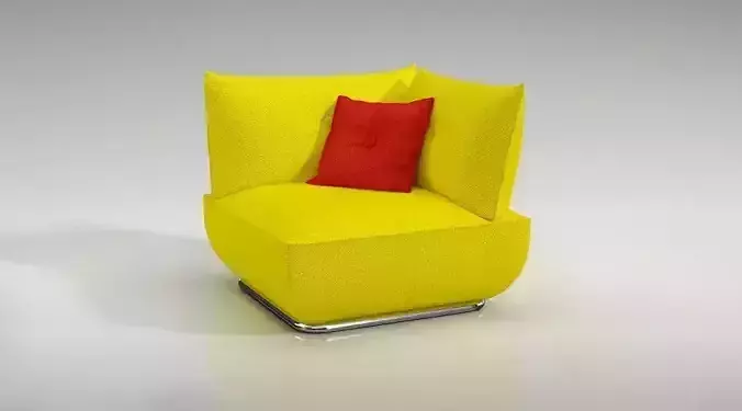 Yellow Modern Armchair