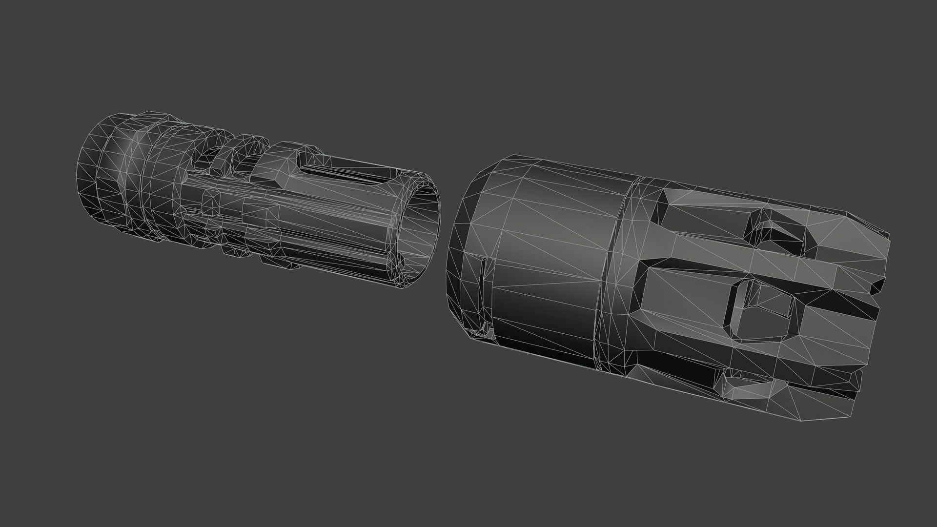 JCOMP Gen2 with SI OPPRESSOR Low-poly 3D model_8