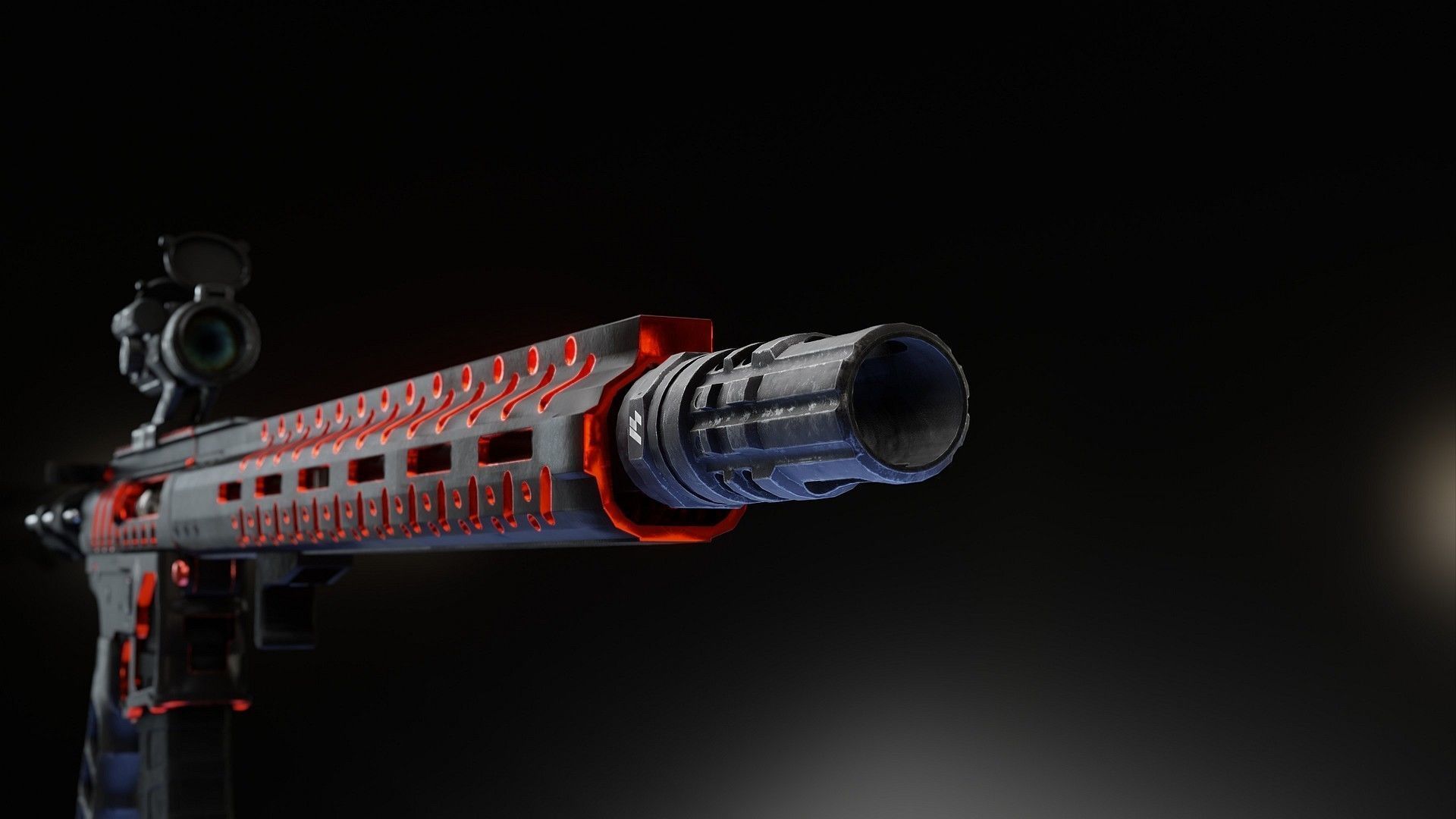 JCOMP Gen2 with SI OPPRESSOR Low-poly 3D model_7