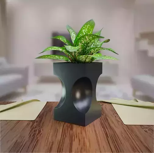 modern flowerpot 3d print