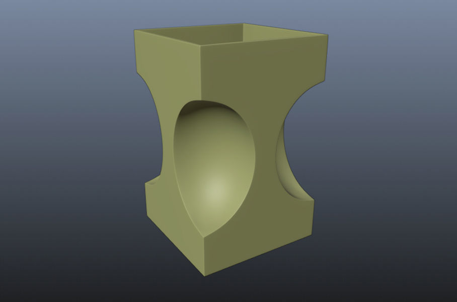modern flowerpot 3d print 3D print model_2