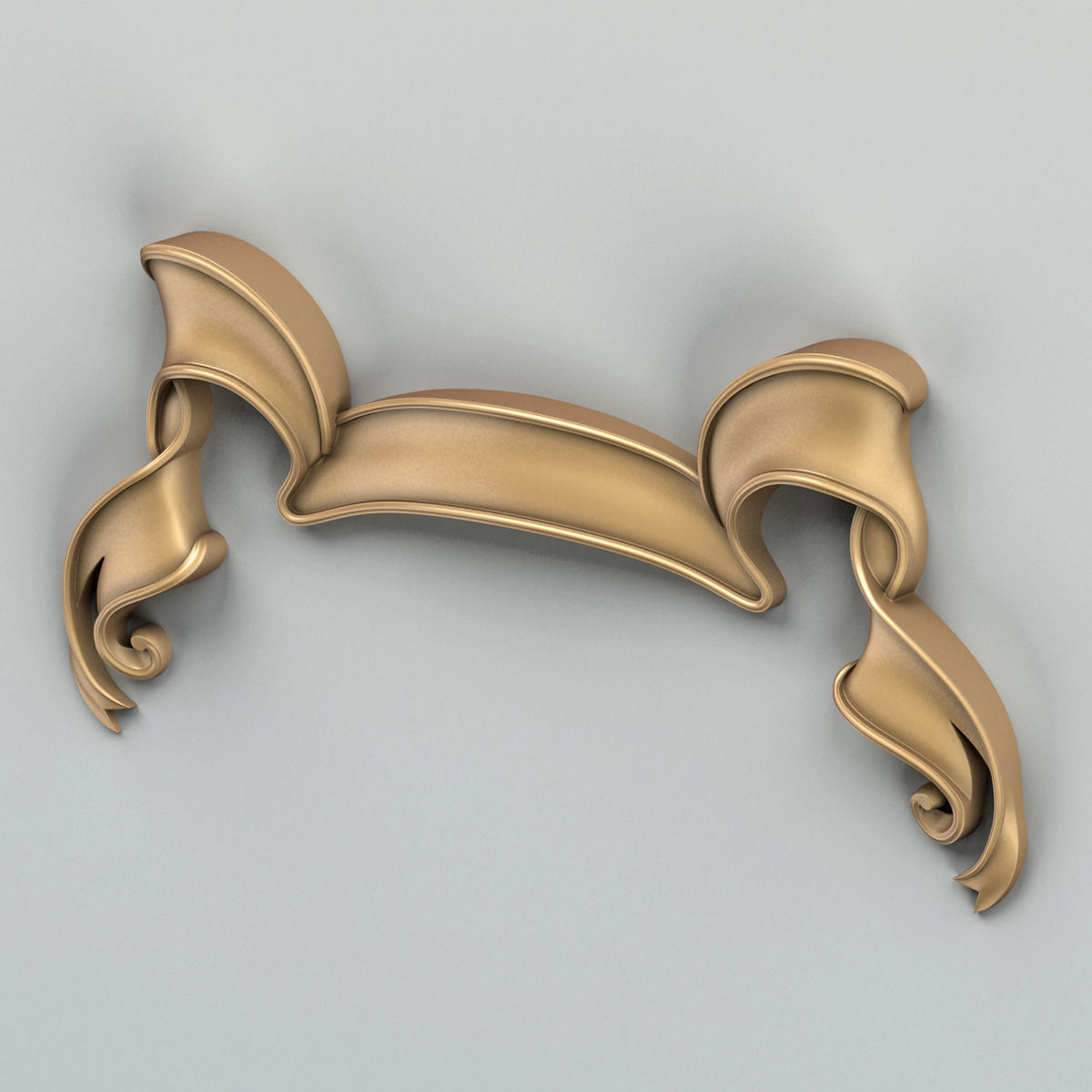Decorative Ribbon 002 3D model_9
