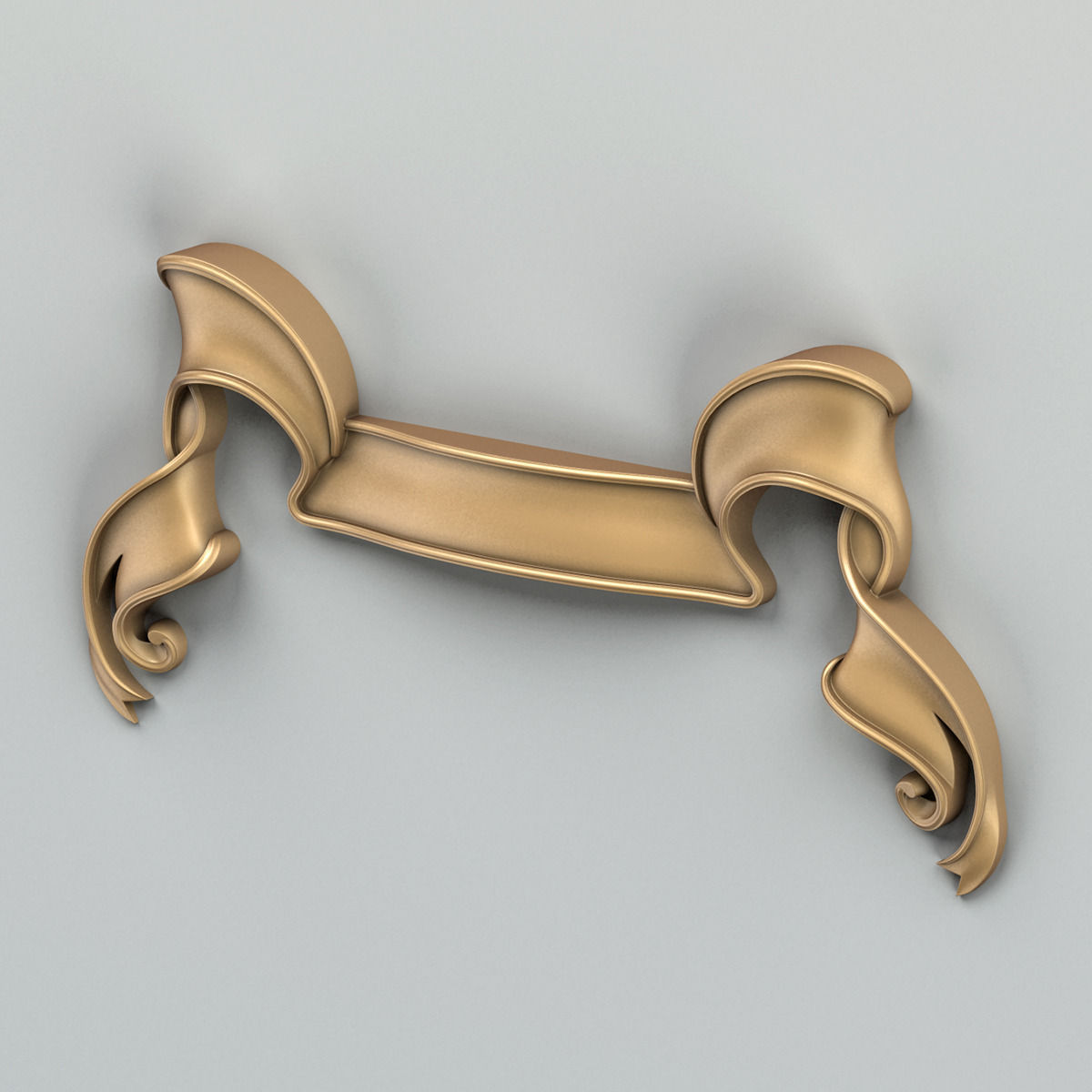 Decorative Ribbon 002 3D model_3
