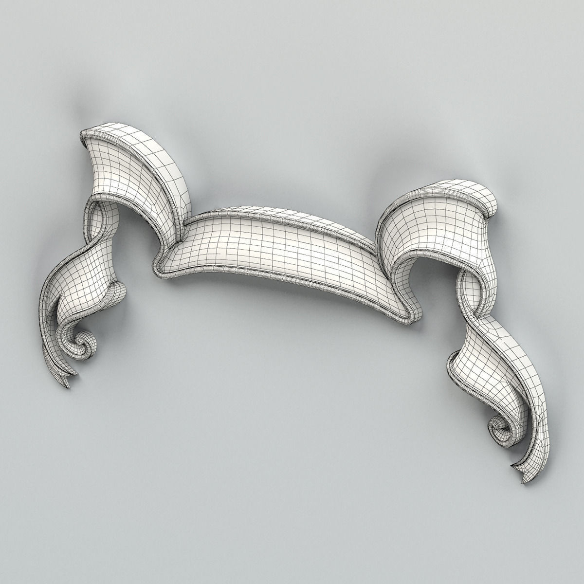 Decorative Ribbon 002 3D model_12