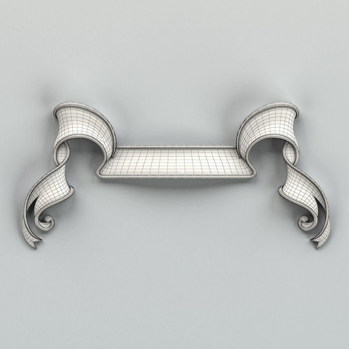 Decorative Ribbon 002 3D model_5