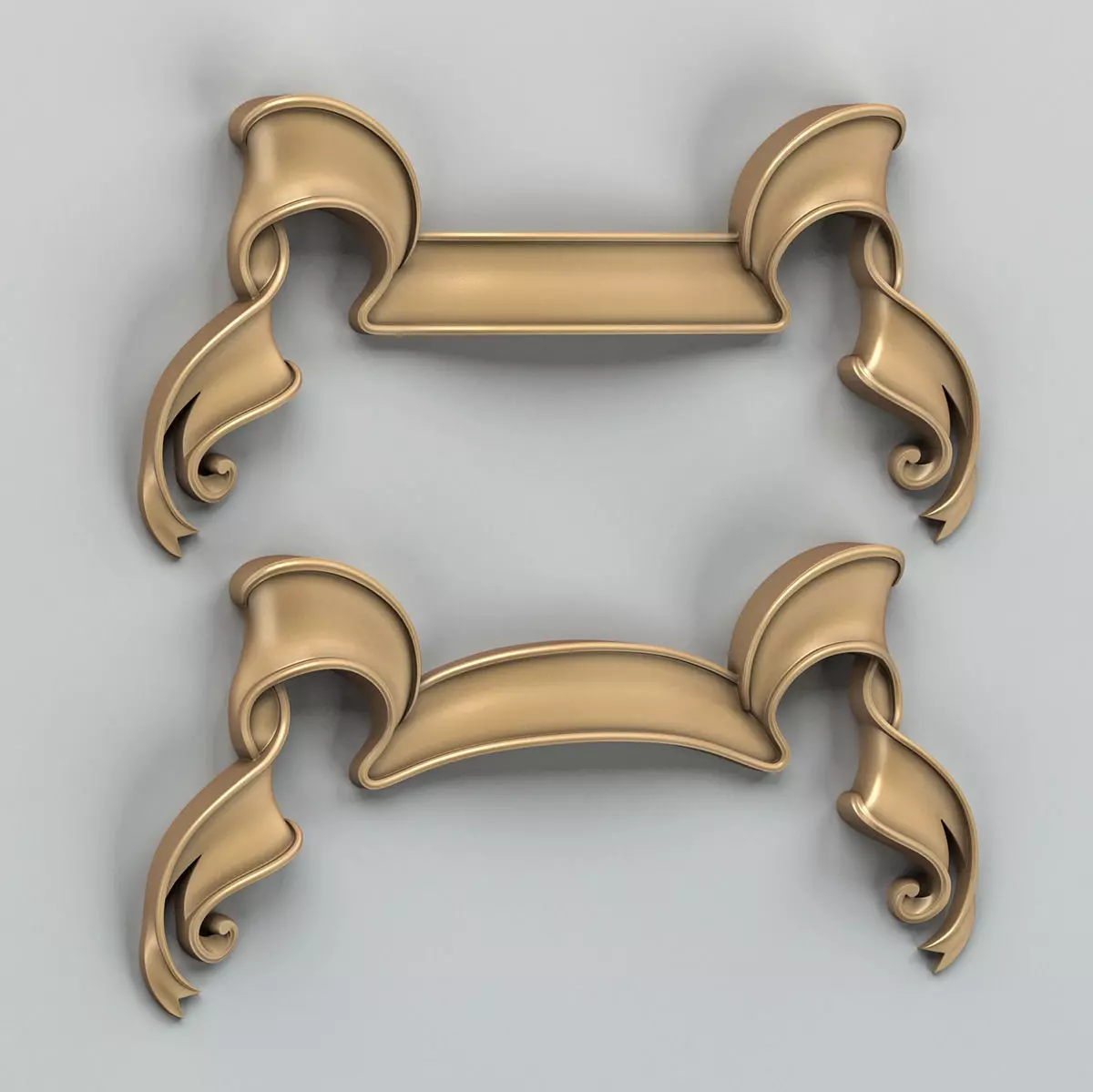 Decorative Ribbon 002 3D model_0