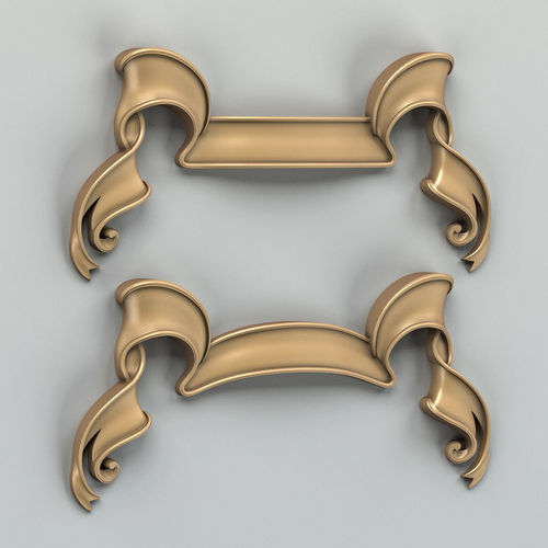 Decorative Ribbon 002 3D model