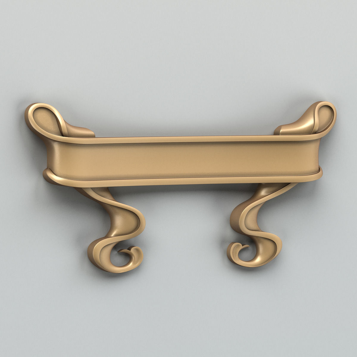 Decorative Ribbon 003 Free 3D model_1