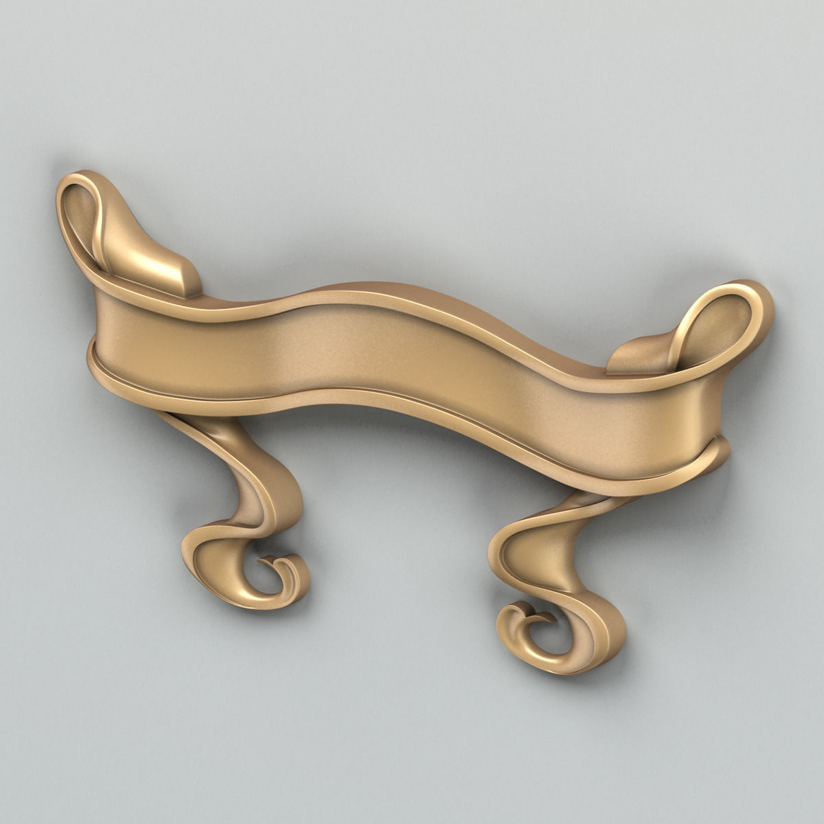 Decorative Ribbon 003 Free 3D model_9