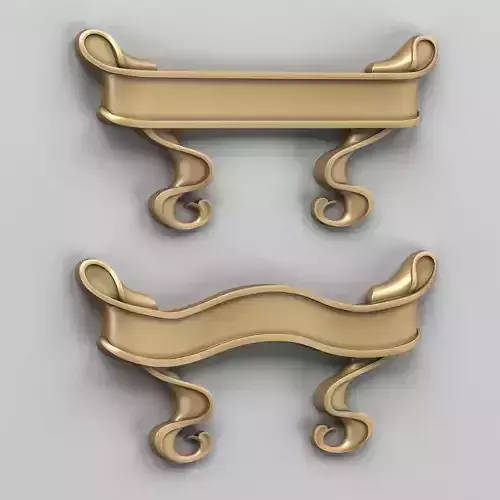 Decorative Ribbon 003 Free 3D model