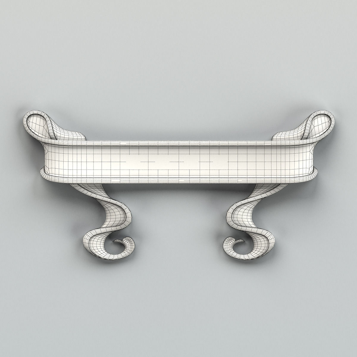 Decorative Ribbon 003 Free 3D model_5