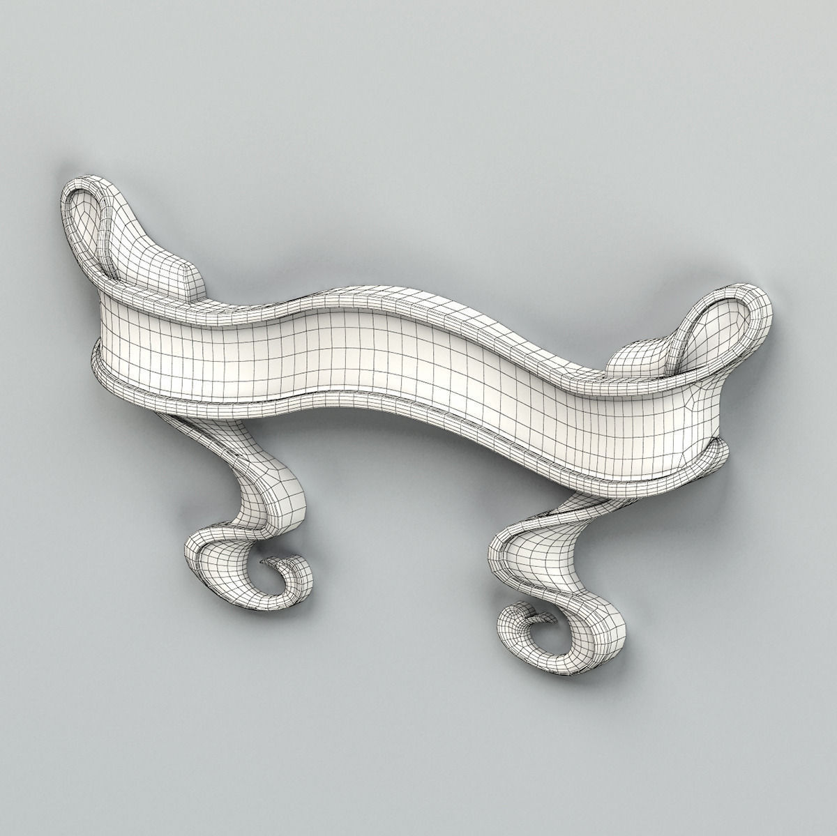 Decorative Ribbon 003 Free 3D model_12