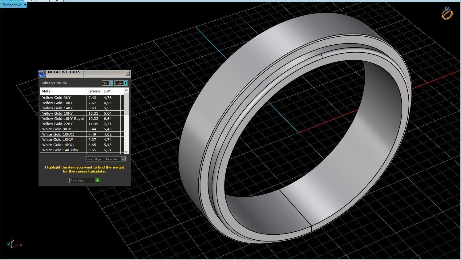 Wedding Band Men 3D print model_6