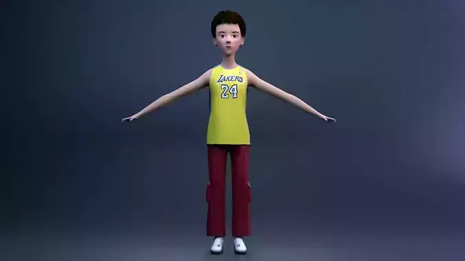 aline a 3D girl model