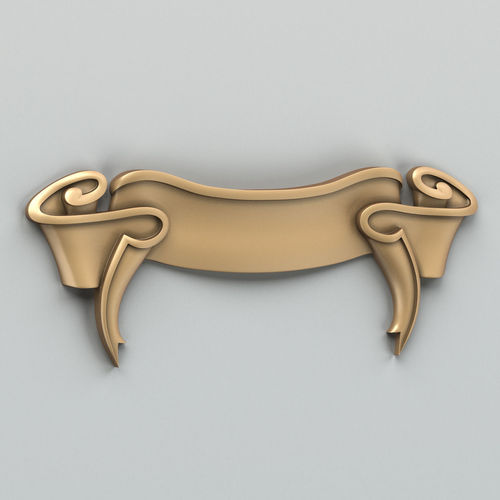 Decorative Ribbon 005 3D model