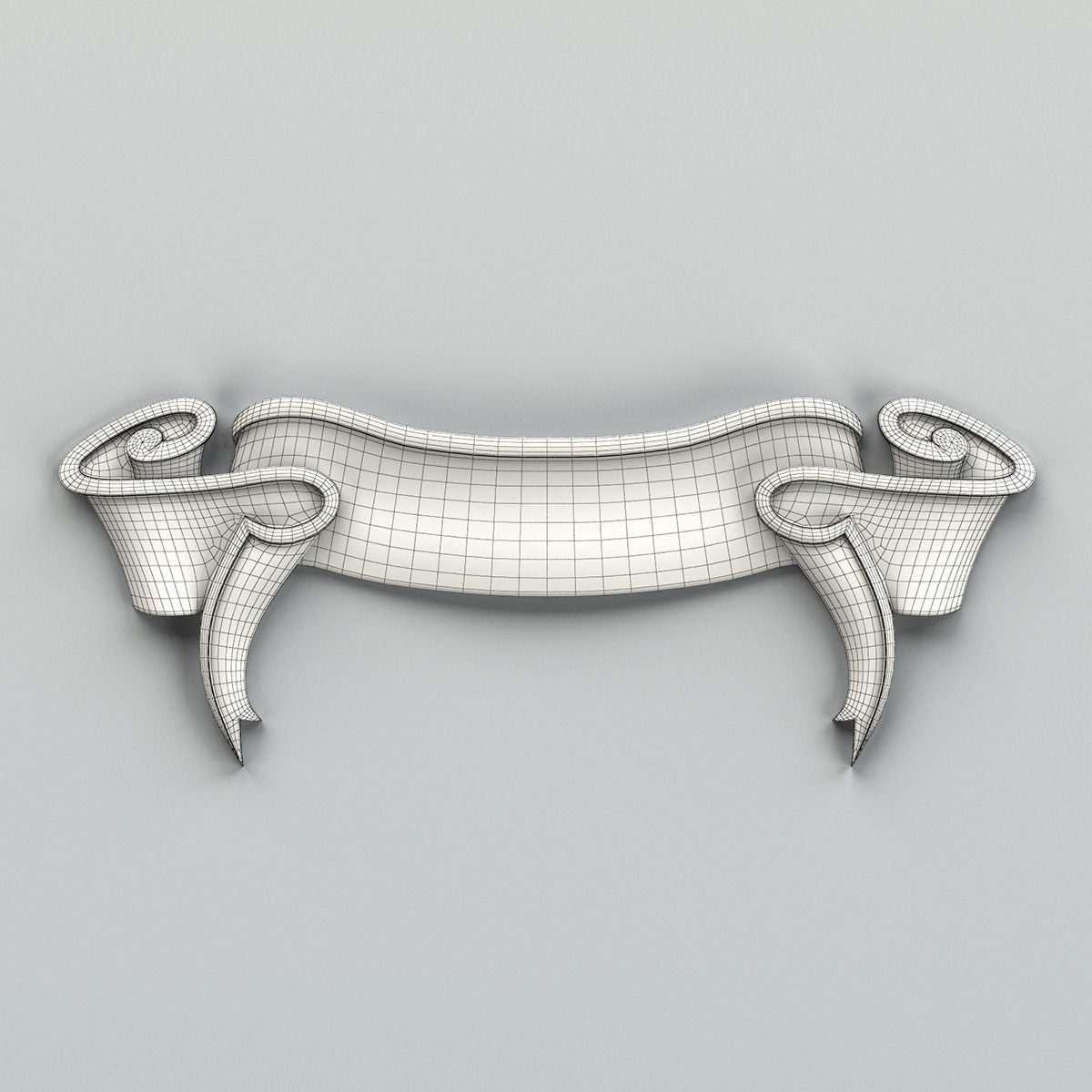 Decorative Ribbon 005 3D model_4