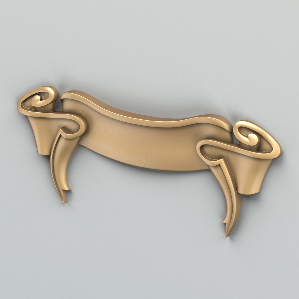 Decorative Ribbon 005 3D model_2