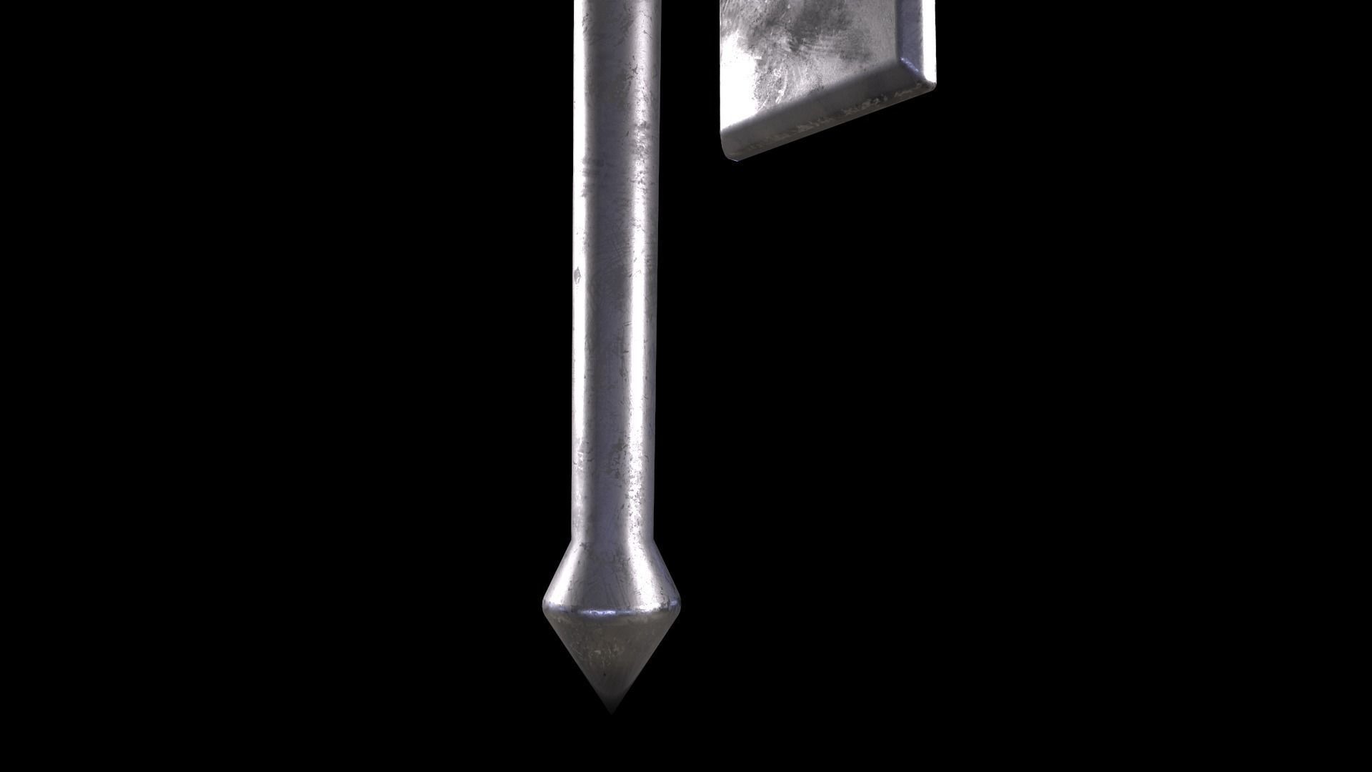 Medieval Torch V1 - 02 Low-poly 3D model_5