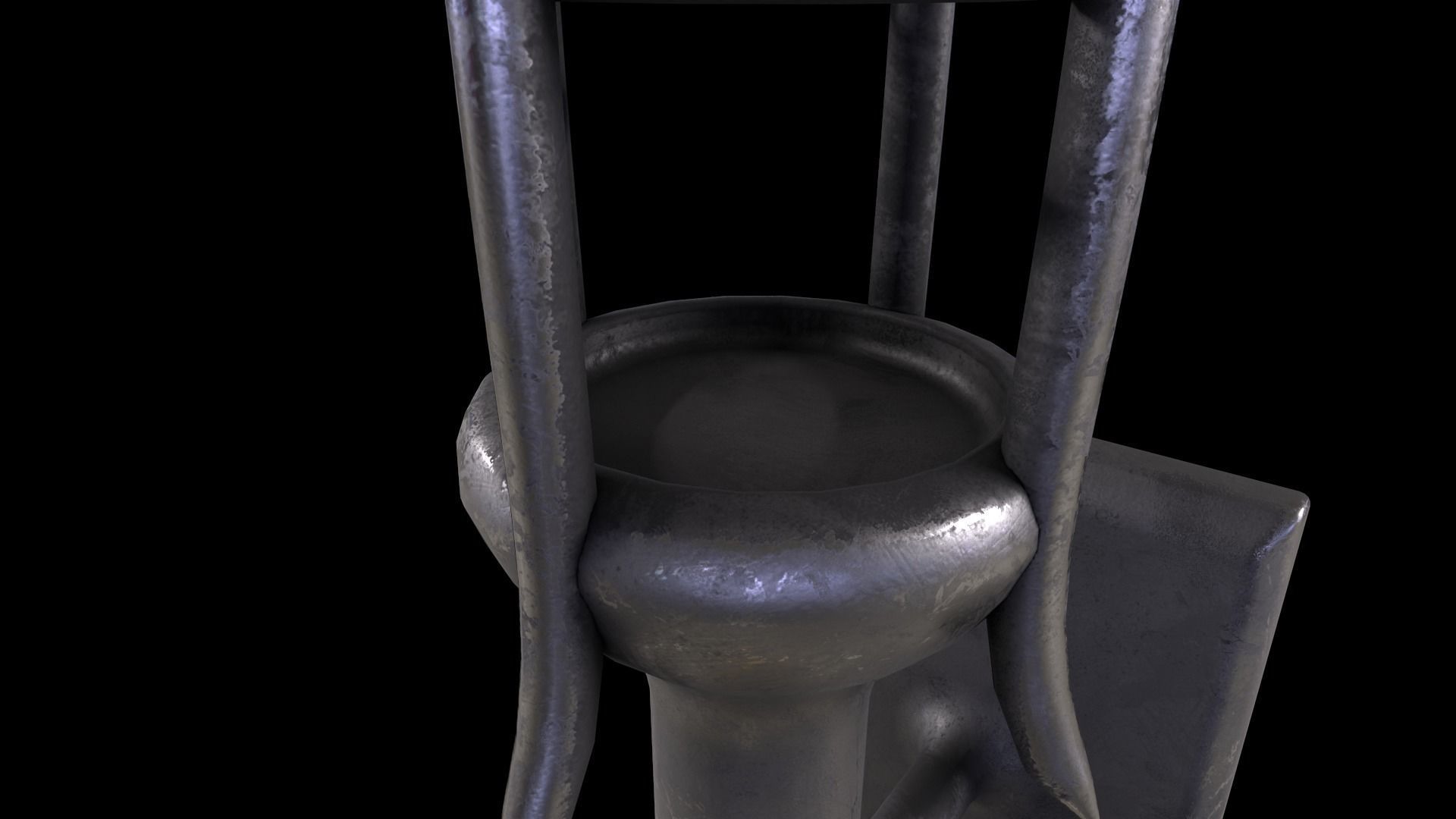 Medieval Torch V1 - 02 Low-poly 3D model_9