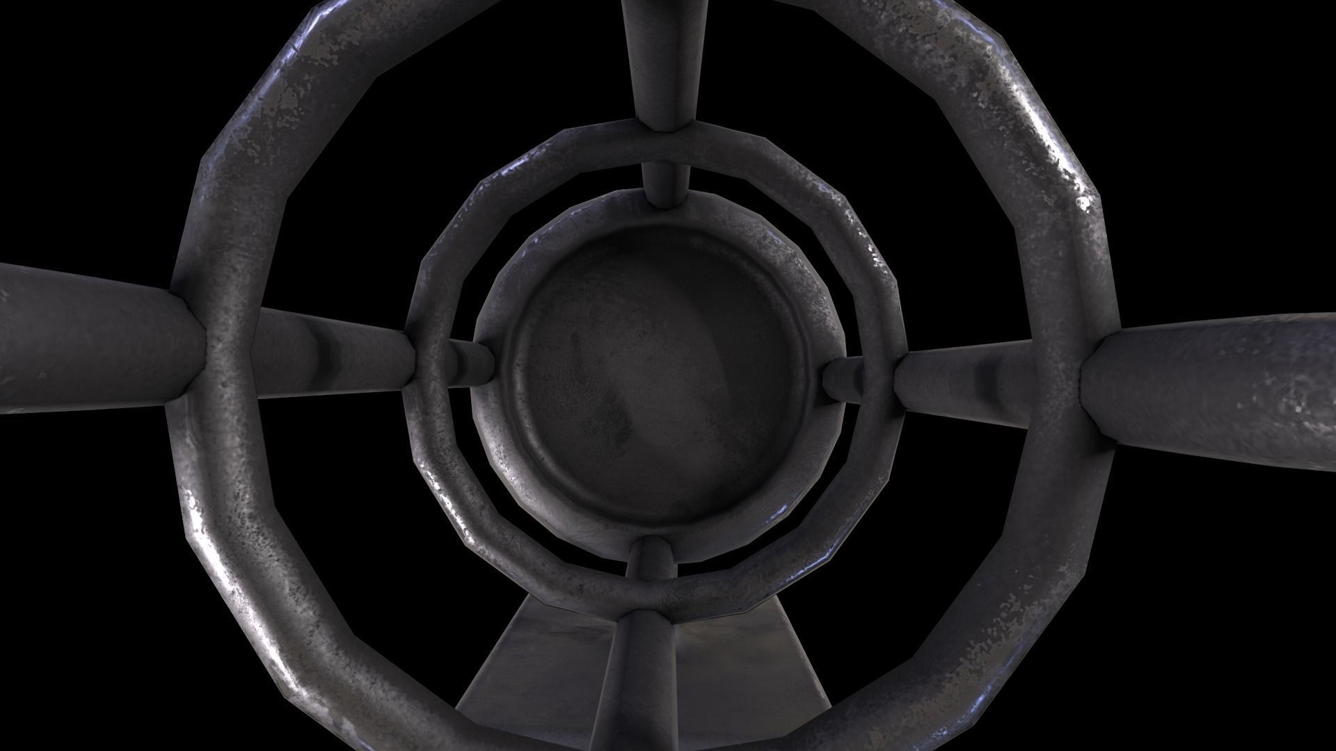 Medieval Torch V1 - 02 Low-poly 3D model_8