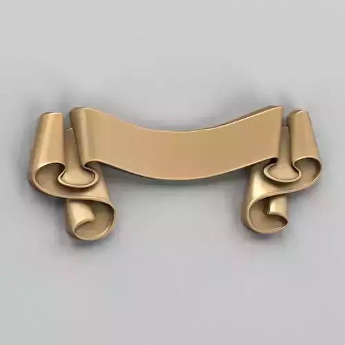 Decorative Ribbon 007 3D model