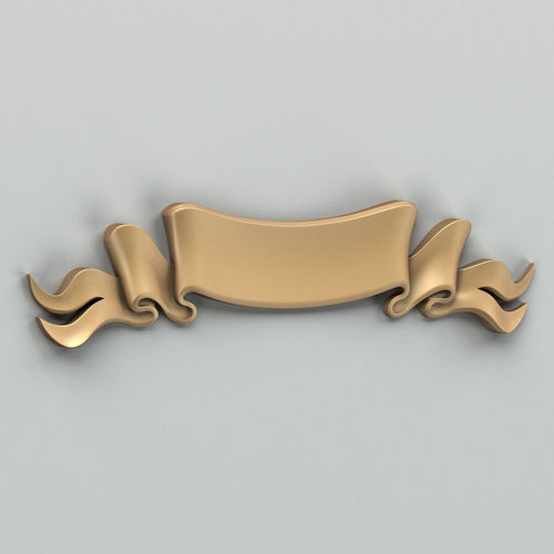 Decorative Ribbon 008 3D model