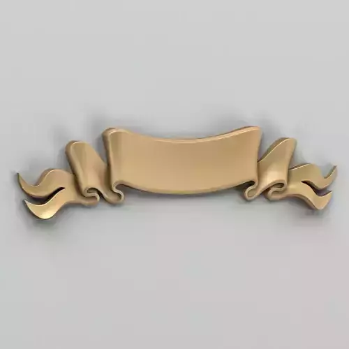 Decorative Ribbon 008 3D model