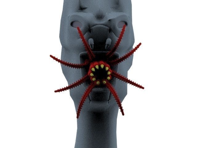 Allien UFO monstr 3D model_1