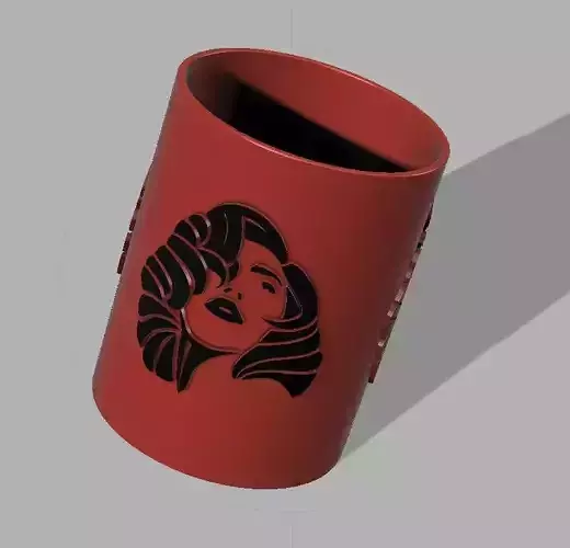 POT A CRAYONS MADONNA 3D print model