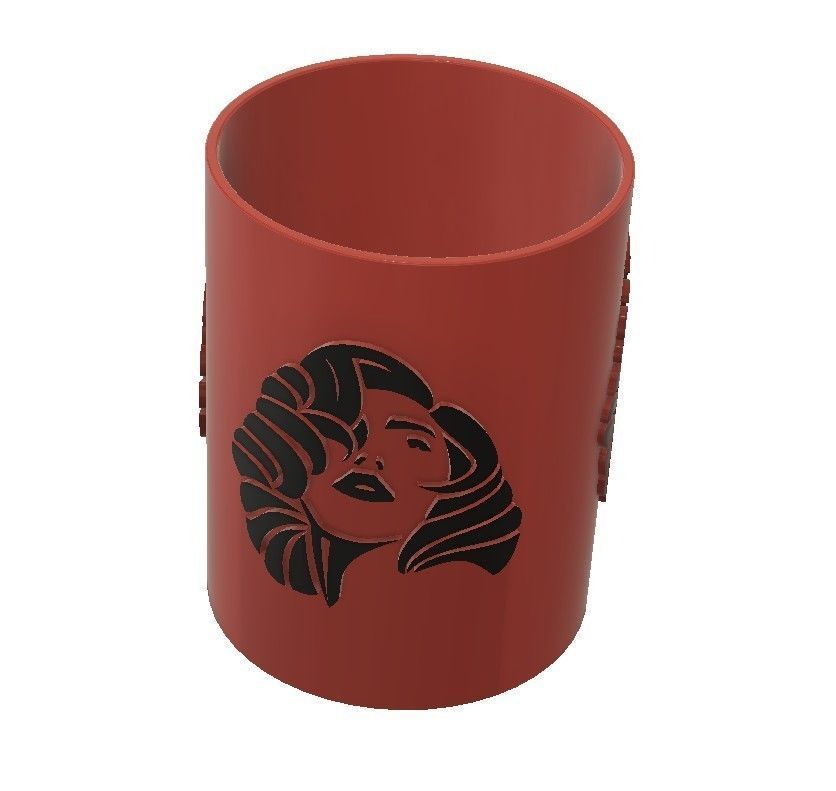 POT A CRAYONS MADONNA 3D print model_1