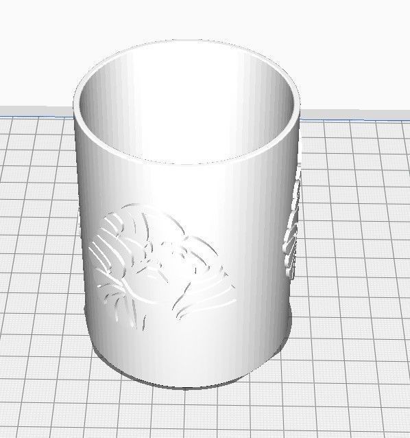 POT A CRAYONS MADONNA 3D print model_4