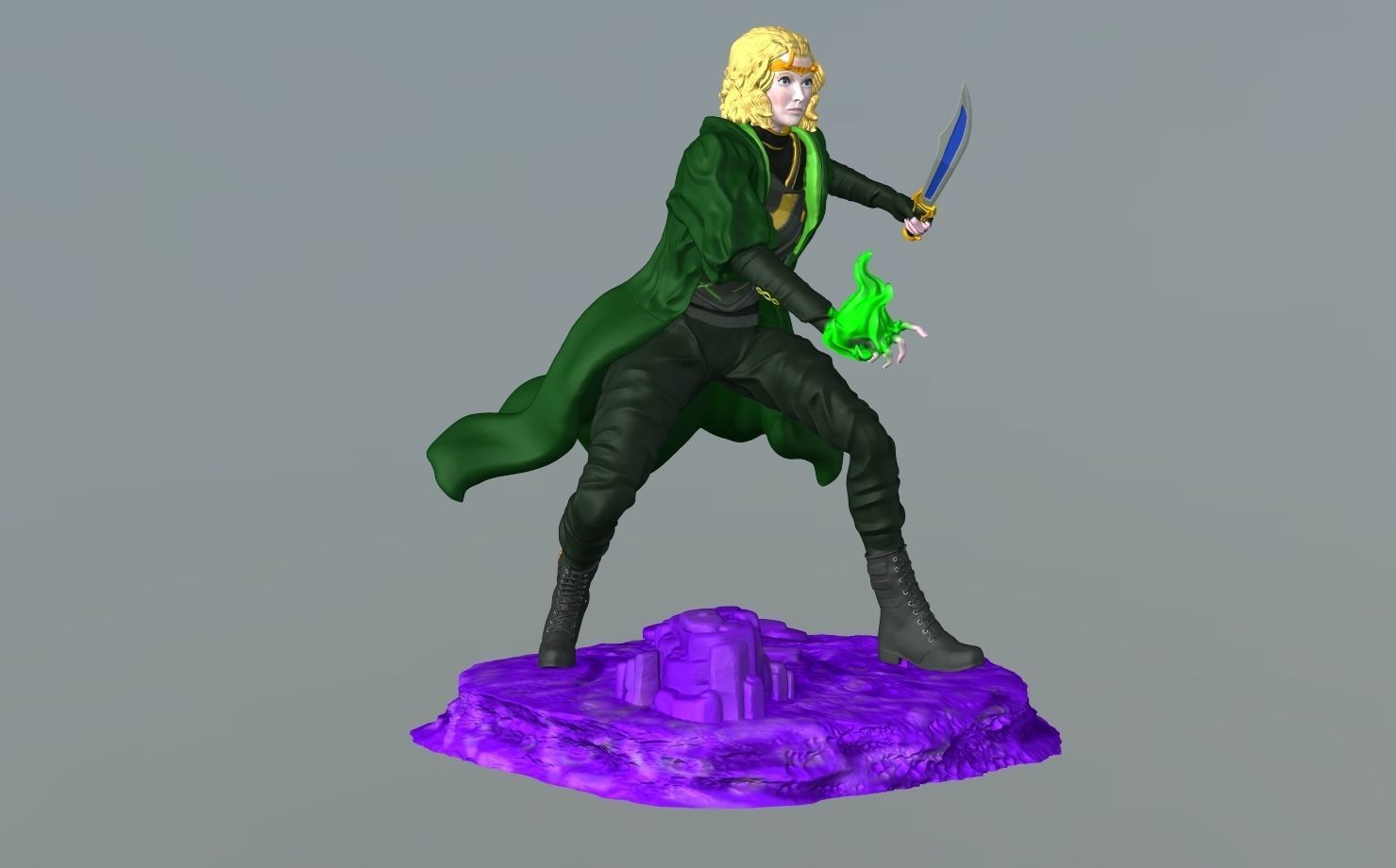 Sylvie - Lady Loki - DisneyPlus Version 3D print model_8